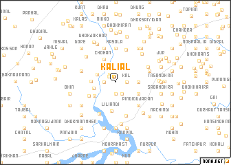 map of Kaliāl