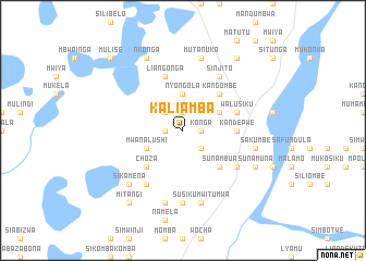 map of Kaliamba