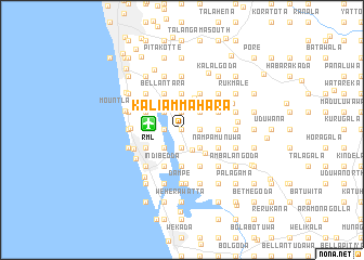 map of Kaliammahara