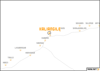 map of Kaliangile
