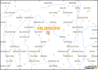 map of Kaliangkrik