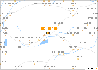 map of Kaliánoi