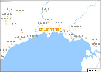 map of Kaliantana