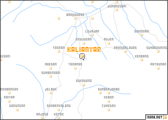 map of Kalianyar