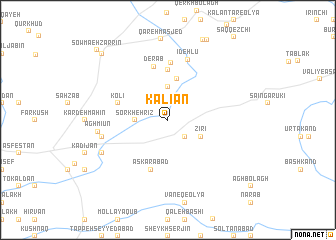 map of Kalīān