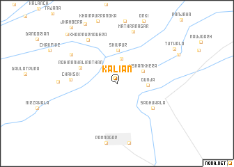 map of Kāliān
