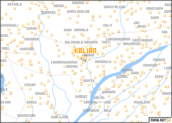 map of Kaliān