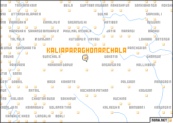 map of Kāliāpāra Ghonārchāla