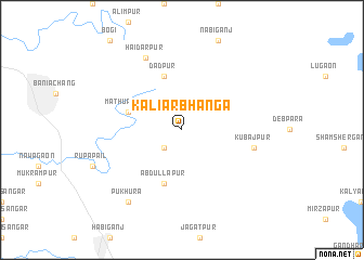 map of Kaliārbhānga