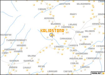 map of Kaliastana