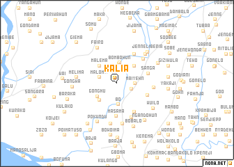 map of Kalia