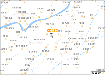 map of Kalia