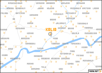 map of Kalia