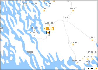 map of Kalia