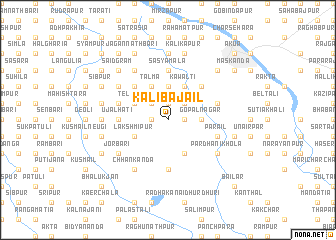 map of Kāli Bājāil