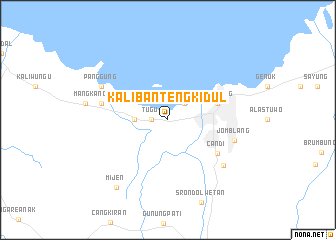 map of Kalibanteng-kidul