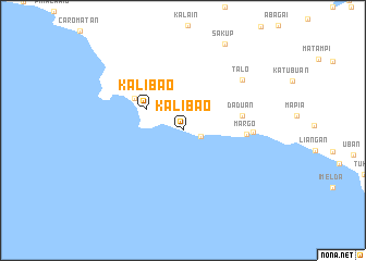 map of Kalibao