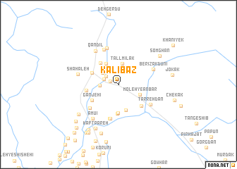 map of Kālībāz