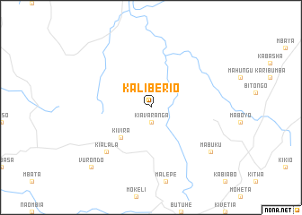 map of Kaliberio