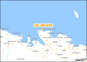 map of Kalibigaho