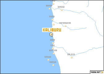 map of Kaliburu