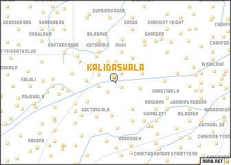 map of Kāli Dāswāla