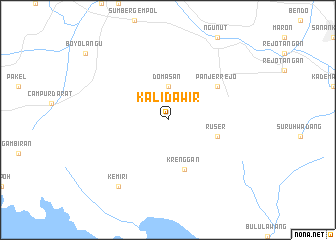 map of Kalidawir