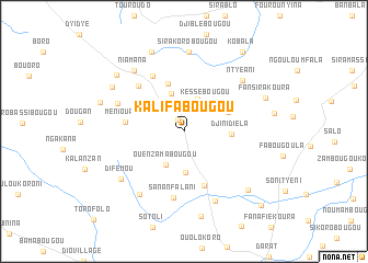 map of Kalifabougou