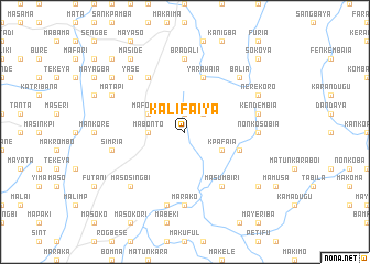 map of Kalifaiya