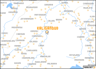 map of Kaligandu 1