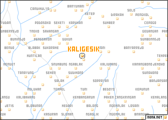 map of Kaligesik