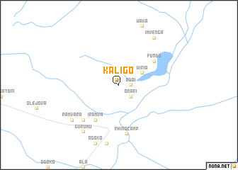 map of Kaligo