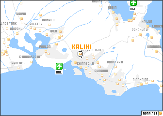 map of Kalihi