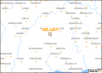 map of Kalijati