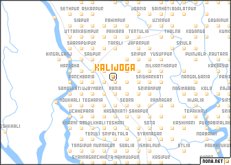 map of Kalijoga