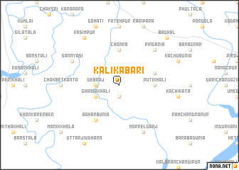 map of Kālikābāri