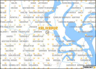 map of Kālikāpur