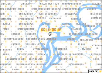 map of Kālikāpur