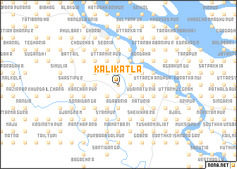 map of Kālikātla