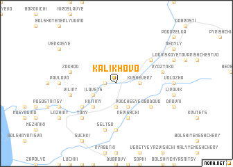 map of Kalikhovo