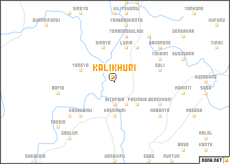 map of Kalikhuri