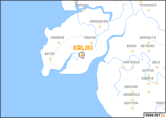 map of Kaliki