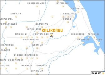 map of Kalikkadu