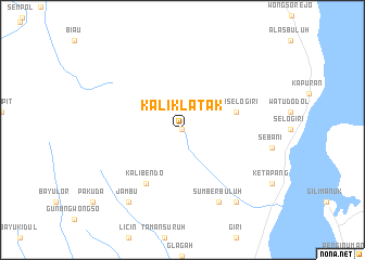 map of Kaliklatak