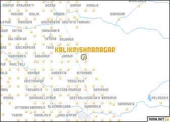 map of Kālīkrishnanagar