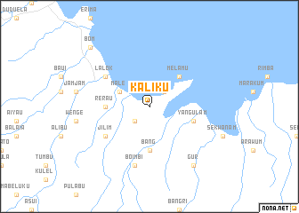 map of Kaliku