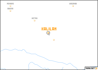 map of Kalilam
