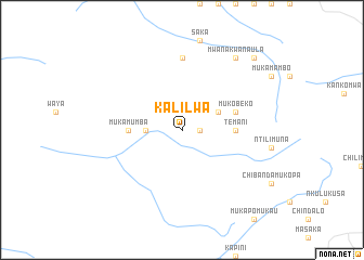 map of Kalilwa