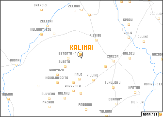 map of Kalimai