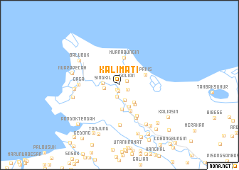 map of Kalimati